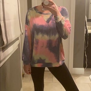 Bibi tie dye sweatshirt small